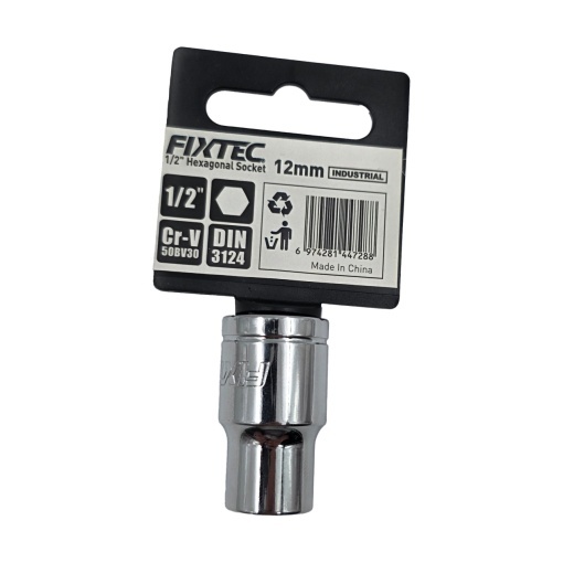 Cap Tubular Hexagonal Fixtec 1/2" 12x38mm - Img 3