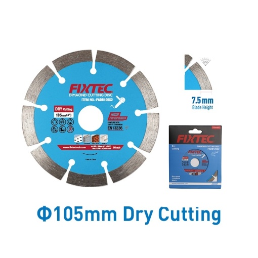 Disc diamantat FIXTEC 180 mm x 7.5 mm pentru taiere cu apa - Img 7