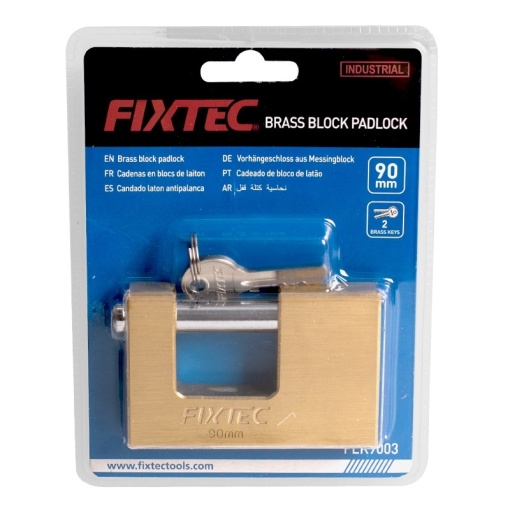 Lacat din alama FIXTEC 60mm cu 2 chei - Img 5