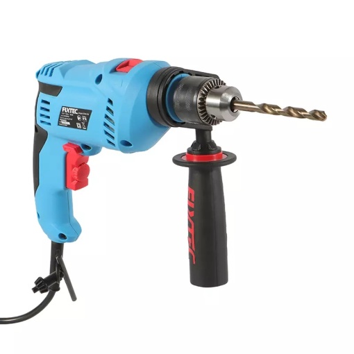 Masina de gaurit cu percutie FIXTEC 600W cu maner lateral - Img 2