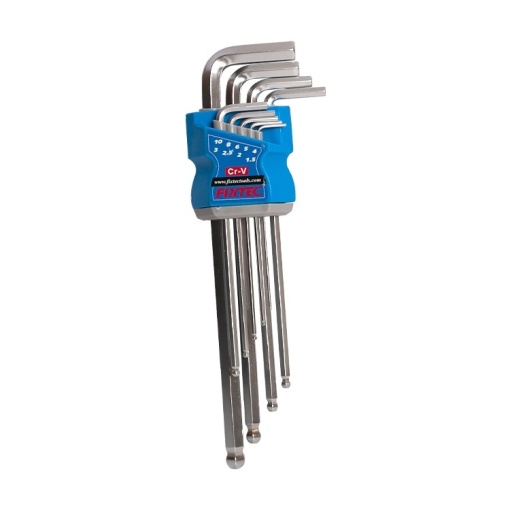 Set 9 imbusuri ball-point FIXTEC 1.5–10 mm CR-V - Img 2