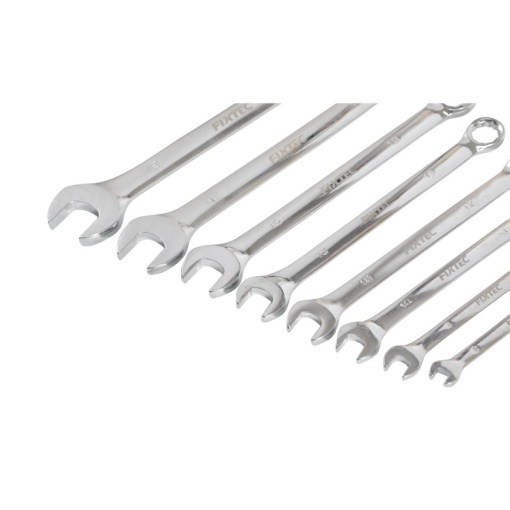 Set de chei combinate FIXTEC, 8 bucati, CR-V, cu suport - Img 4