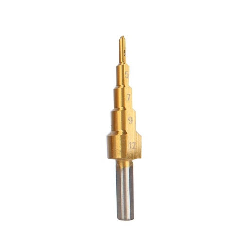 Burghiu treptat FIXTEC 4–12 mm HSS cu strat de titan - Img 2