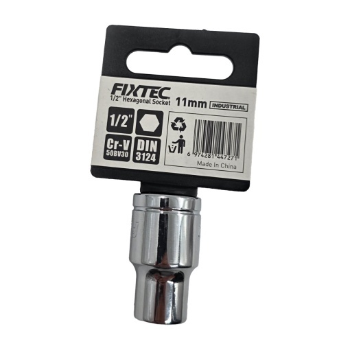 Cap Tubular Hexagonal Fixtec 1/2" 11x38mm - Img 3