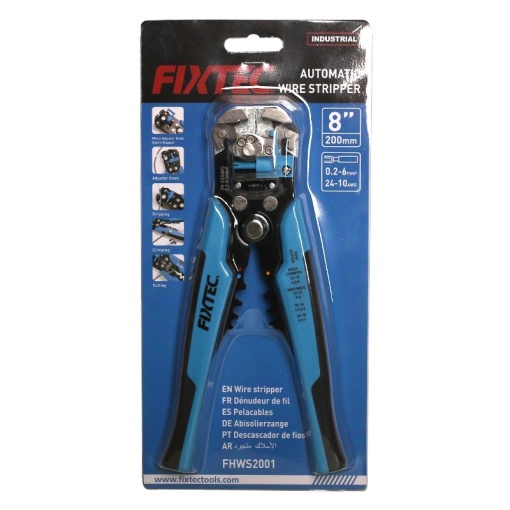Cleste automat pentru dezizolat FIXTEC 8", A3 otel - Img 5