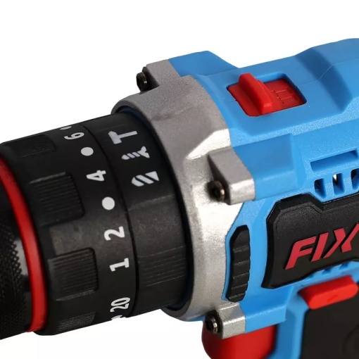 Masina de gaurit cu percutie FIXTEC 20V, cuplu ridicat, LED, blocare ax - Img 2