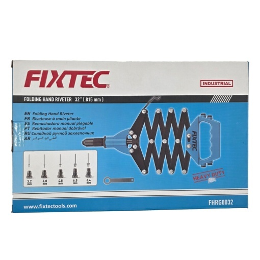 Rivetor pliabil FIXTEC 32 Inch pentru nituri metalice - Img 2