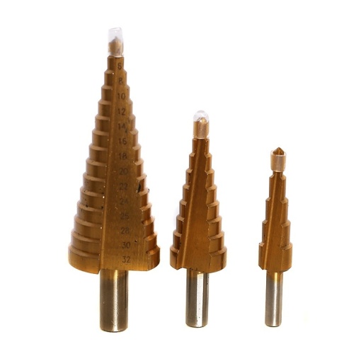 Set 3 burghie in trepte FIXTEC, 4-32mm, in cutie din plastic - Img 4