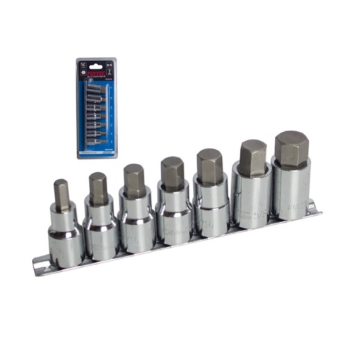 Set chei bit hex FIXTEC, 7 bucati, 1/2", CR-V - Img 3