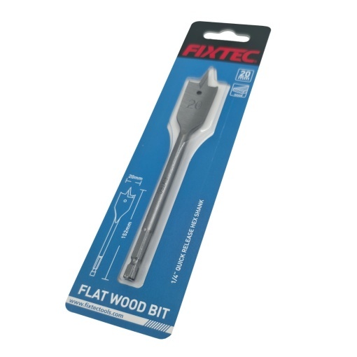 Burghiu tip paleta pentru lemn FIXTEC 20 mm x 152 mm - Img 2