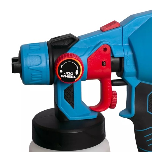 Pistol de vopsire portabil FIXTEC 20V fara cablu, 800ml, reglaj inclus - Img 2
