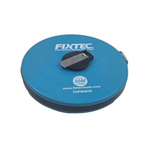 Ruleta masurare 30m cu banda fibra sticla si cadru ABS FIXTEC - Img 4