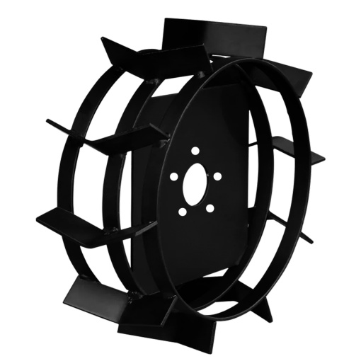 Set 2 roti metalice 350mm pentru motosapa, ax hexagonal 32mm - Img 2