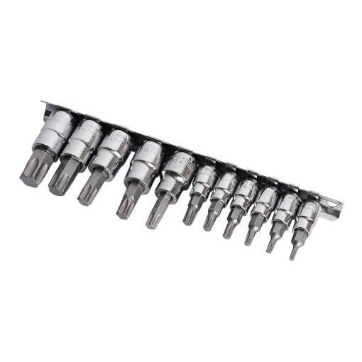 Set Torx 11 piese FIXTEC 1/4" &amp; 3/8" CR-V - Img 3
