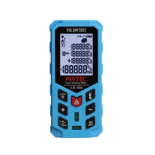 Telemetru laser FIXTEC cu fascicul verde, cu acumulator, raza 100m - Img 2