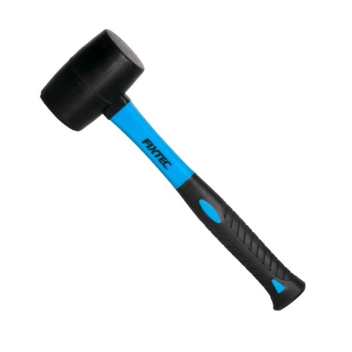 Ciocan din Cauciuc FIXTEC 16 oz cu Maner din Fibra de Sticla - Img 2