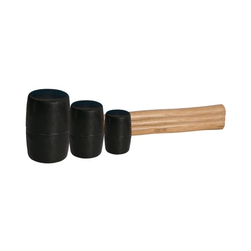 Ciocan din Cauciuc FIXTEC 8 oz cu Coada din Lemn - Img 2