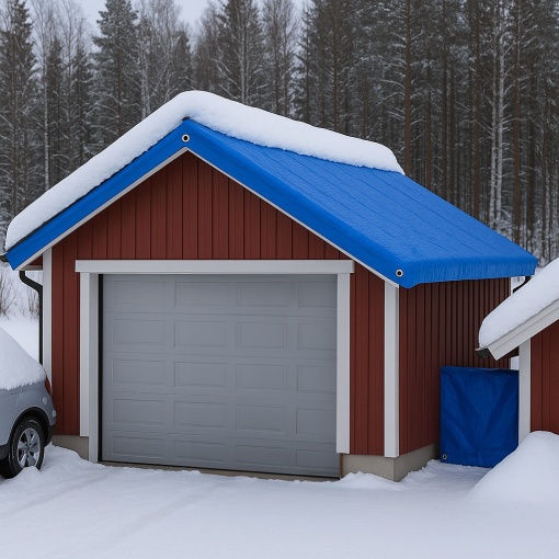 Copertina 6x10m rezistenta la apa, cu inele si protectie UV - Img 4