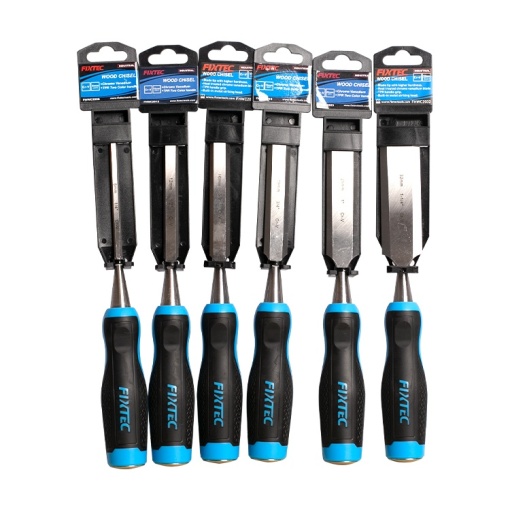 Dalta pentru lemn FIXTEC 25mm CR-V cu maner TPR - Img 2