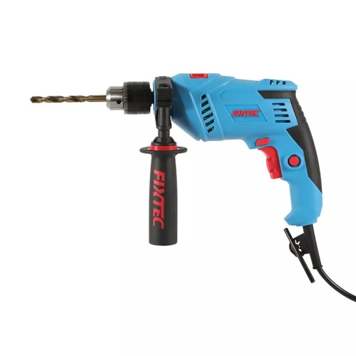 Masina de gaurit cu percutie FIXTEC 600W cu maner lateral - Img 3