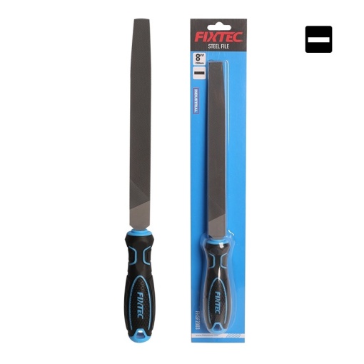 Pila lata FIXTEC 200 mm din otel cu maner confortabil - Img 3