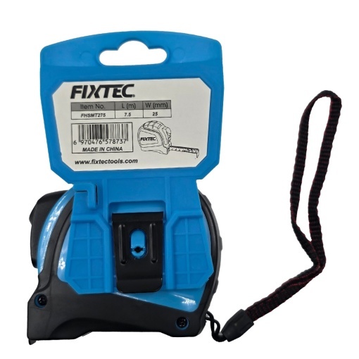 Ruleta metalica FIXTEC 7.5 m × 25 mm cu sistem autolock (FHSMT275) - Img 2