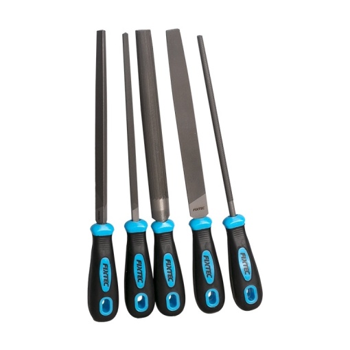 Set de pile din otel FIXTEC, 5 bucati, 8", T12 - Img 3