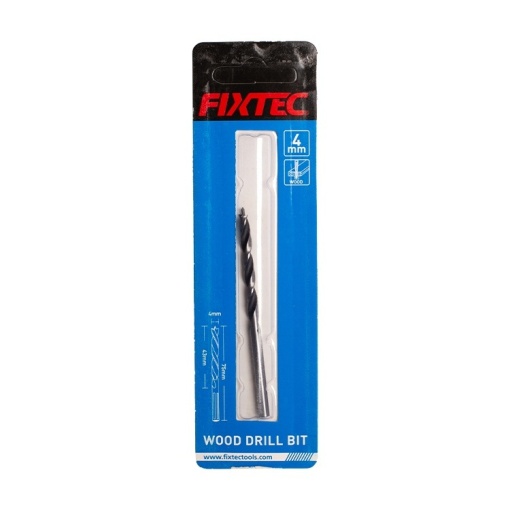 Burghiu elicoidal pentru lemn FIXTEC 13×151mm - Img 3