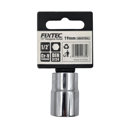 Cap tubular de impact 19 mm, FIXTEC, antrenare 1/2 - Img 3