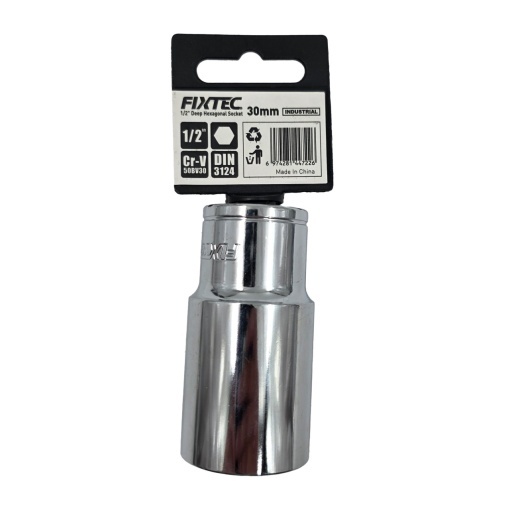 Cheie tubulara de impact FIXTEC 30 mm, prindere 1/2 inch - Img 2