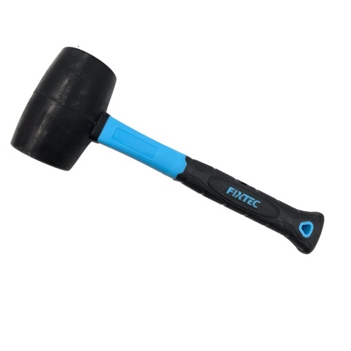 Ciocan din cauciuc FIXTEC 700g cu maner din fibra de sticla - Img 3