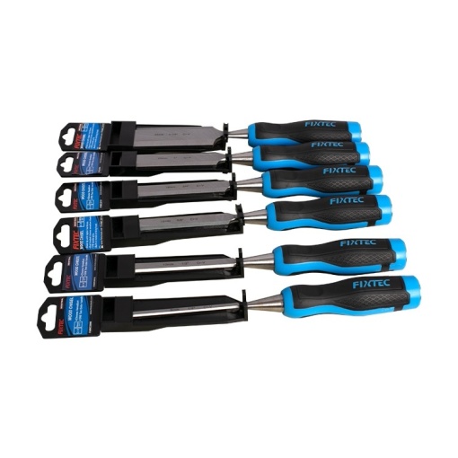 Dalta pentru lemn FIXTEC 200 mm din otel CR-V - Img 5