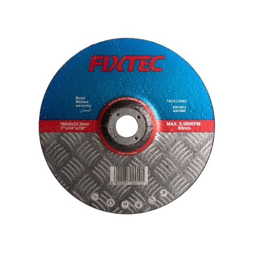 Disc de slefuire FIXTEC 180x2x22.2mm, granulatie 20 - Img 6