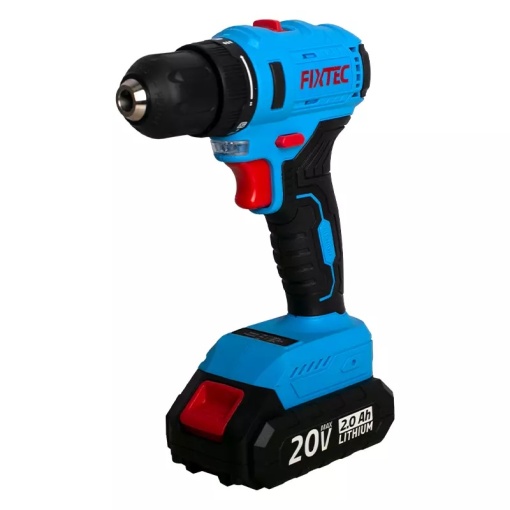 Masina de gaurit si insurubat FIXTEC 20V cu motor fara perii, 2x2000mAh - Img 3