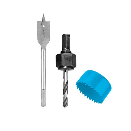 Set 3 Unelte FIXTEC FAHS-3 pentru Montaj Broasca Usa din Lemn - Img 2