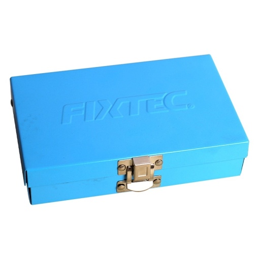 Trusa biti hex 15 piese FIXTEC, 1/2", S2, in cutie metalica - Img 5