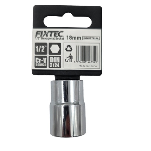 Cap impact tubular FIXTEC 18 mm, prindere 1/2 - Img 3