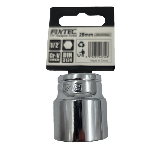 Cap impact tubular FIXTEC 28 mm, prindere 1/2 - Img 3