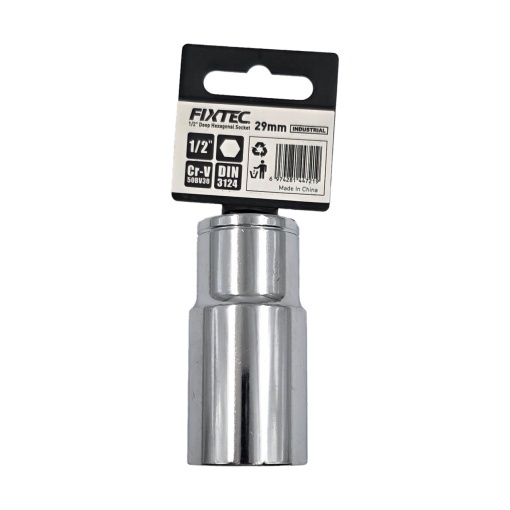Cap tubular impact 29 mm, FIXTEC, prindere 1/2 - Img 2