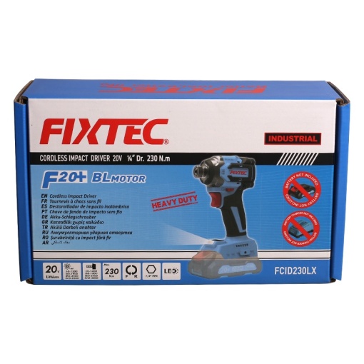 Cheie cu impact fara cablu FIXTEC 20V cu motor fara perii - Img 6