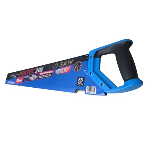 Fierastrau de mana FIXTEC 500 mm (20") 8 TPI din otel 65 Mn - Img 3