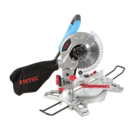 Fierastrau tip mitra FIXTEC 1500W, disc 210mm cu unghi ajustabil si extensii laterale - Img 2
