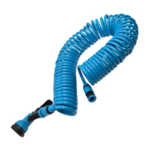Furtun gradina spiralat FIXTEC 15m, EVA, cu pistol 8 moduri - Img 4