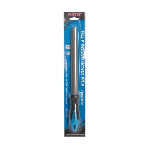 Lima semicirculara pentru lemn FIXTEC 8" din otel T12 - Img 4