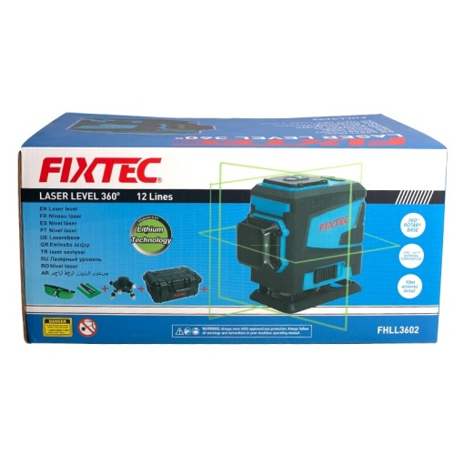 Nivelator laser FIXTEC 360° cu 12 linii verzi - Img 6