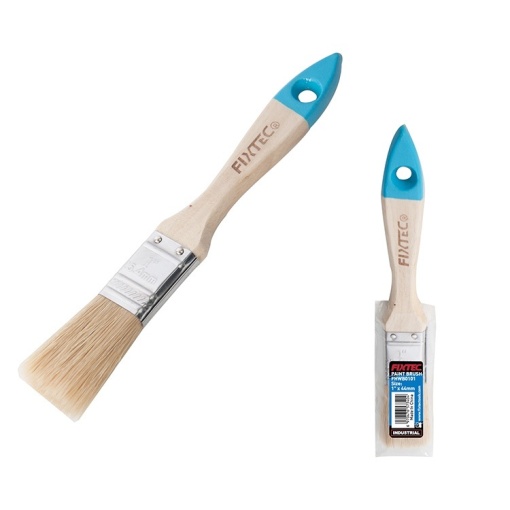 Pensula de vopsit FIXTEC cu maner lemn 1.5"x44mm - Img 2