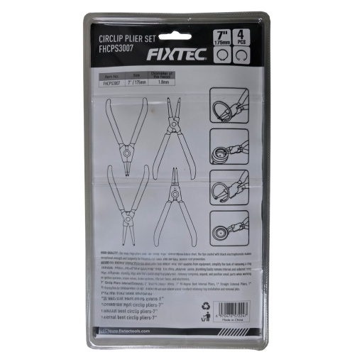 Set 4 clesti pentru sigurante FIXTEC, 7 inch, otel CR-V - Img 4