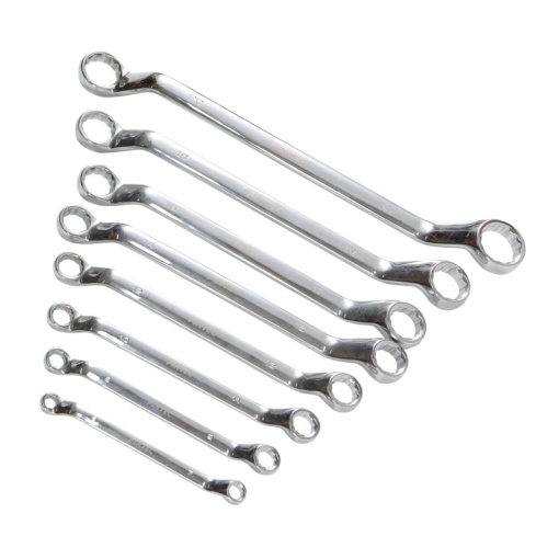 Set 8 chei inelare offset FIXTEC, metrice, din otel CR-V - Img 3
