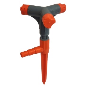 Aspersor Rotativ PVC cu 3 Brate si Sistem de Pivotare pentru Irigare Uniforma