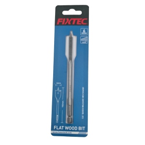 Burghiu plat pentru lemn FIXTEC 6x152